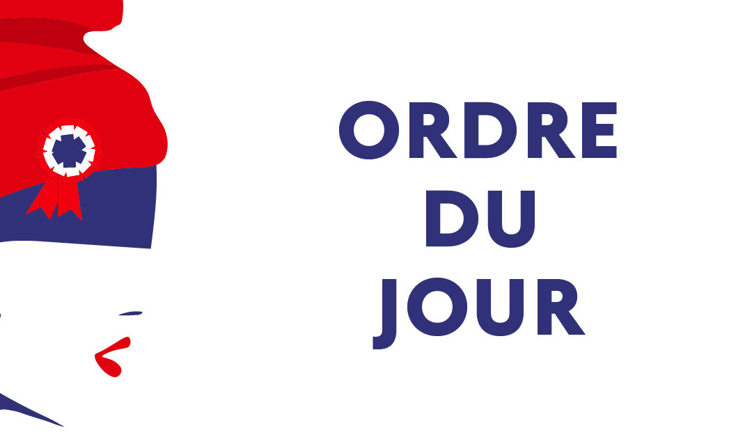 ORDRE DU JOUR – 21 septembre 2024