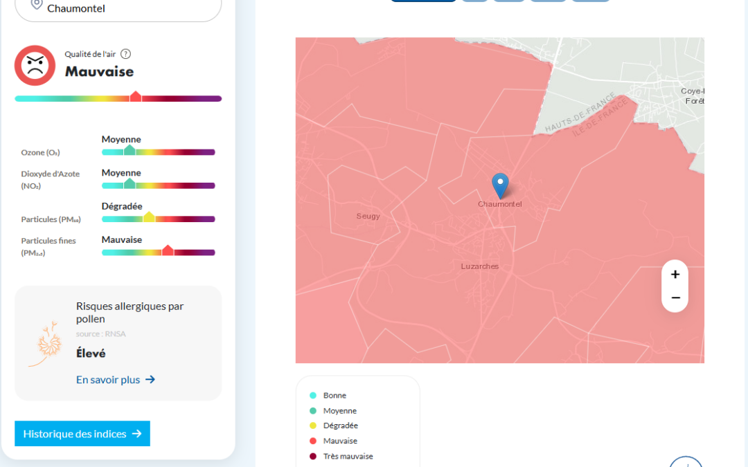 🚨 ALERTE POLLUTION – Journée du 5 mars 2025