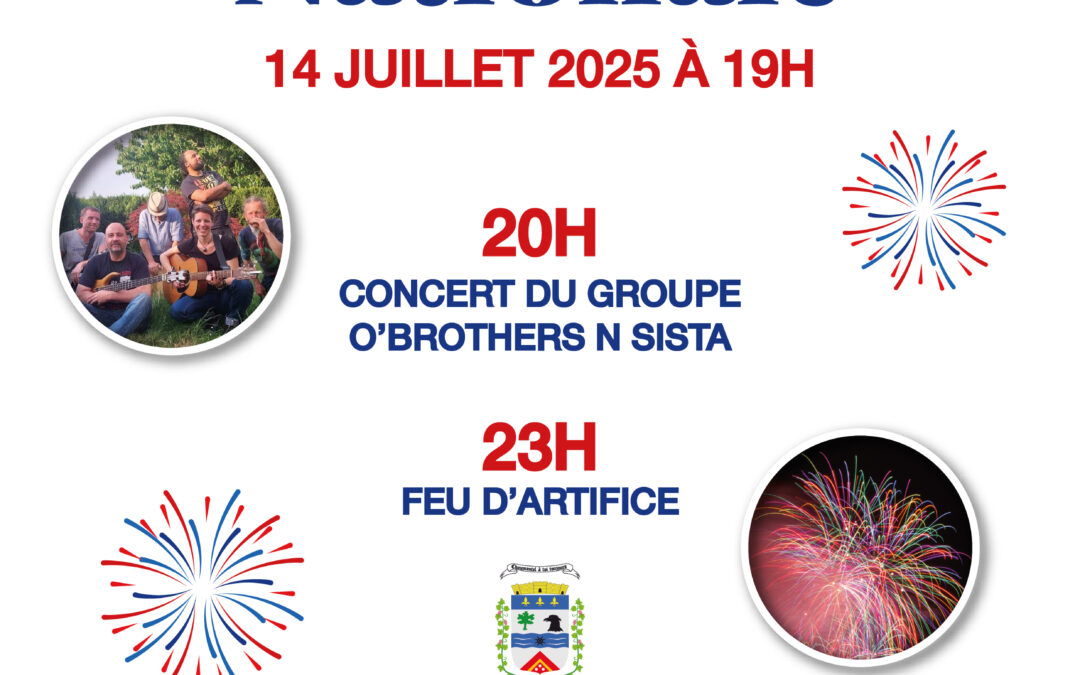 🎉 FÊTE NATIONALE – 14 juillet
