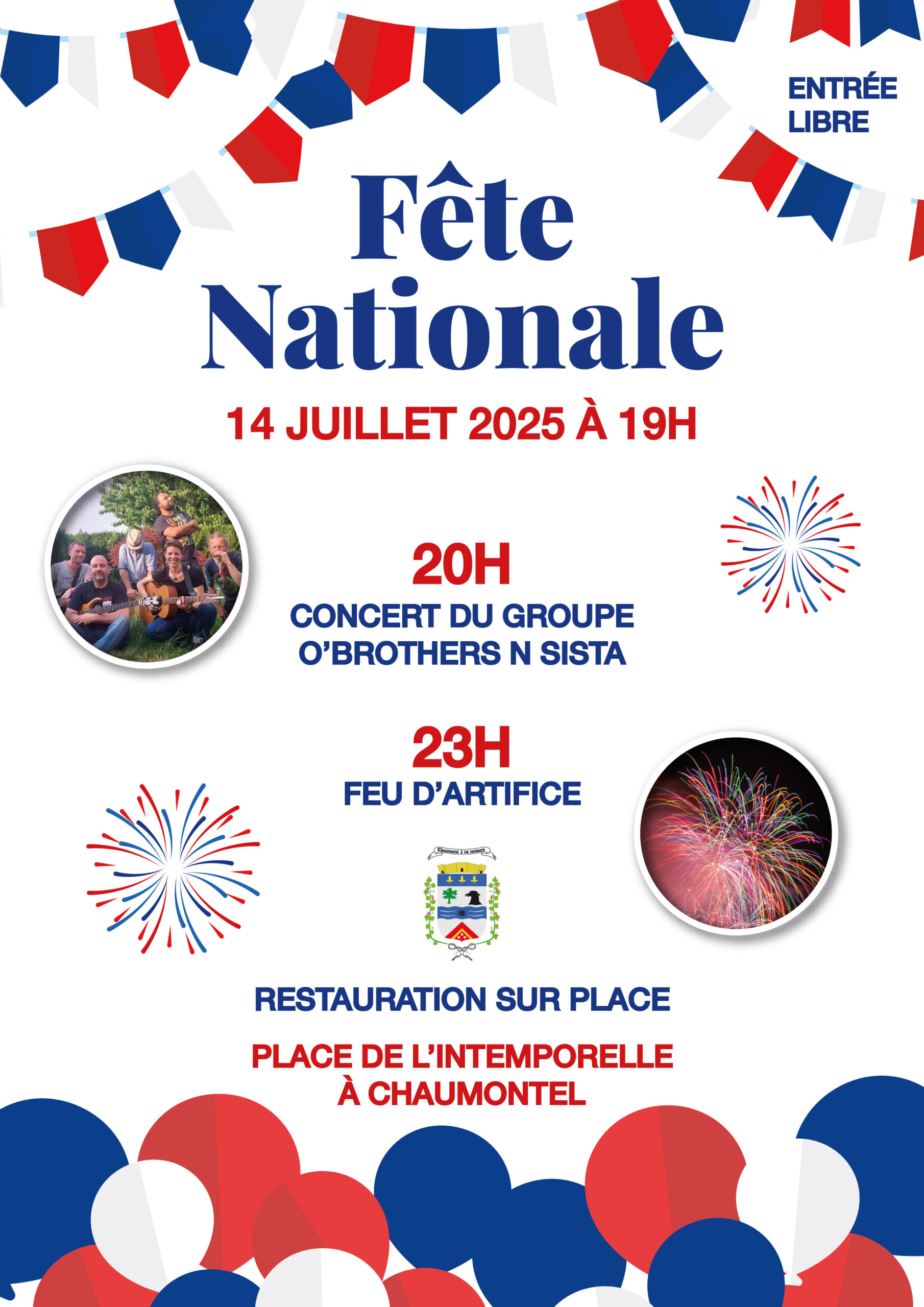 🎉 FÊTE NATIONALE – 14 juillet