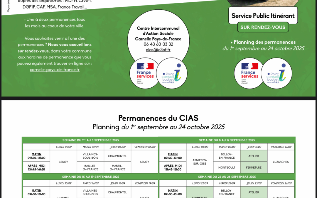 📢 Vos démarches facilitées avec le Bus C.I.A.S. reprends bientôt !