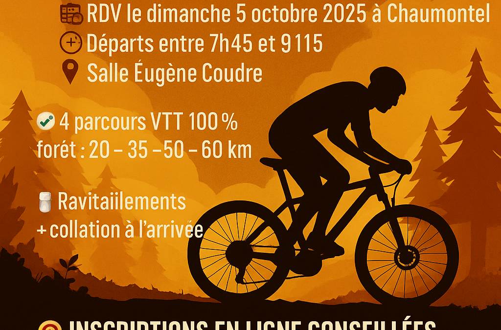 La Chaumontelloise 2025: Le 5 OCTOBRE 2025 !