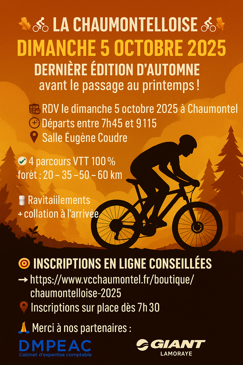 La Chaumontelloise 2025: Le 5 OCTOBRE 2025 !