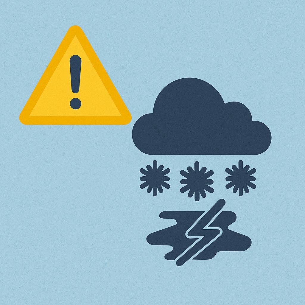 ALERTE METEO – VIGILANCE JAUNE NEIGE/VERGLAS