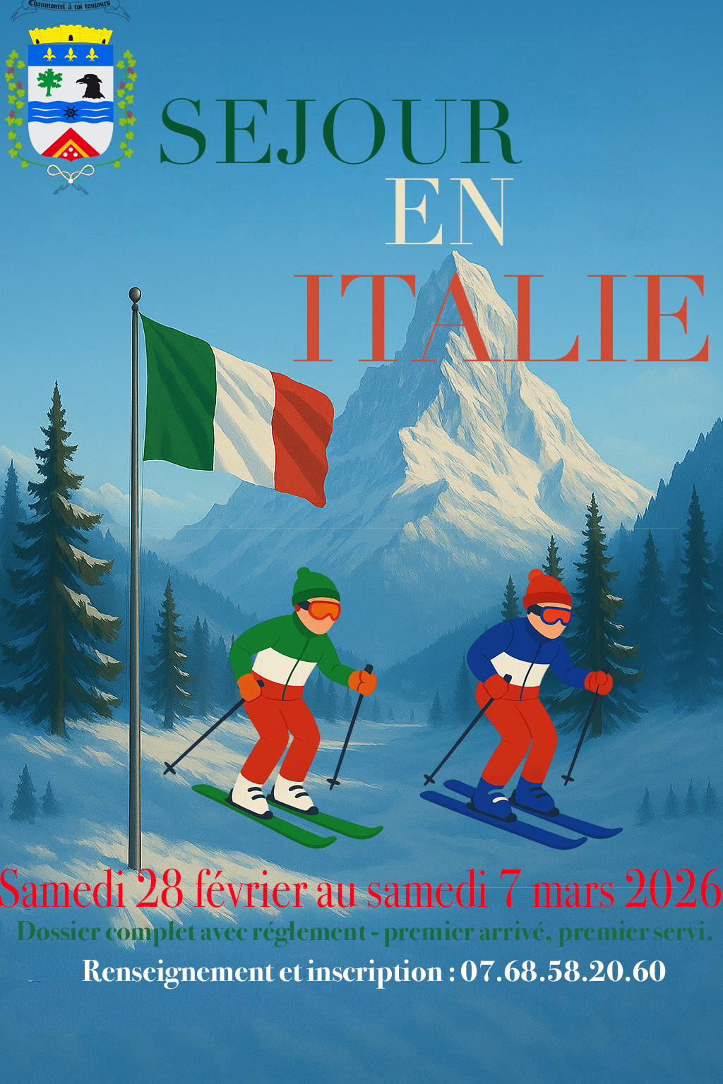 SÉJOUR EN ITALIE – Février 2026