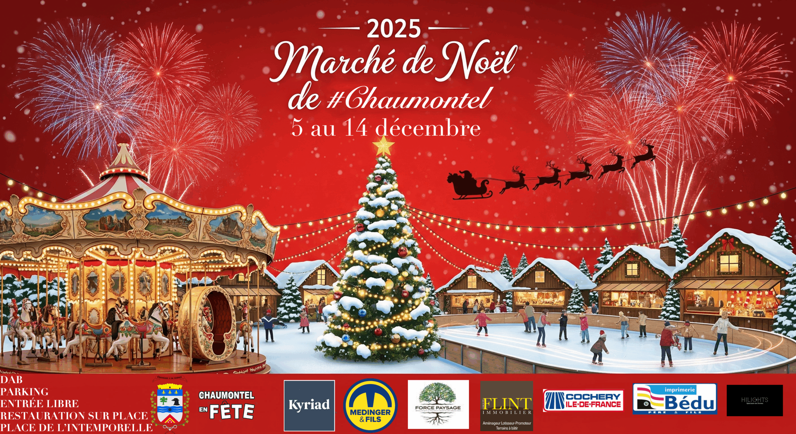 Marché de Noël 2025 : PROGRAMME ET AFFICHE