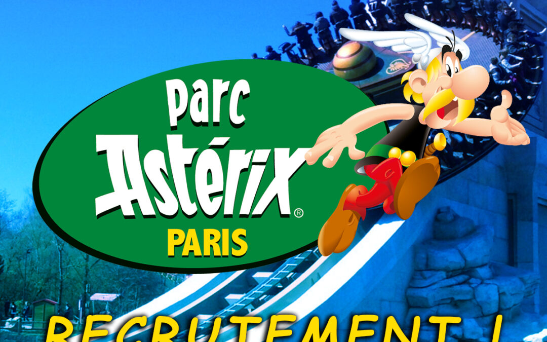 Campagne de recrutement Parc Astérix 2026