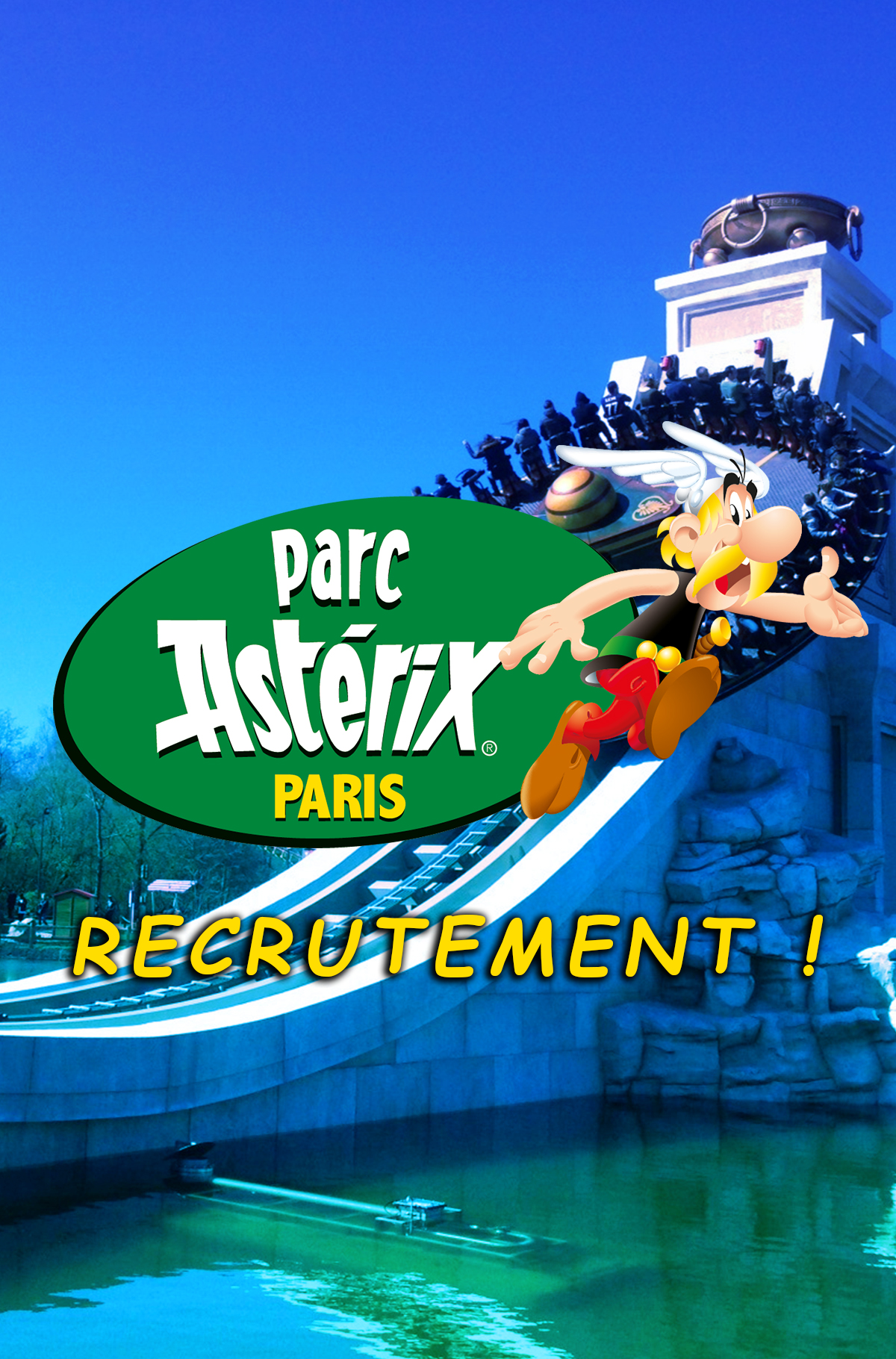 Campagne de recrutement Parc Astérix 2026