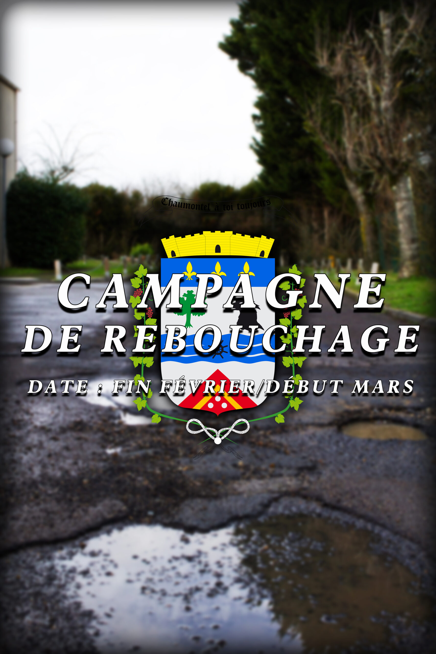 Campagne de rebouchage des nids-de-poule