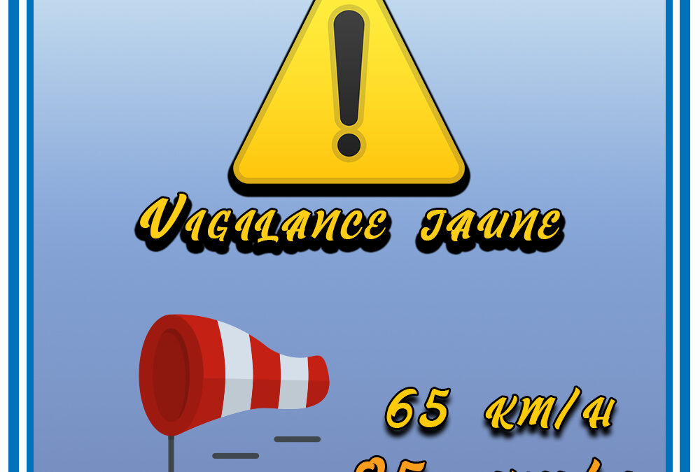 VIGILANCE JAUNE – vent dans le Val d&rsquo;Oise