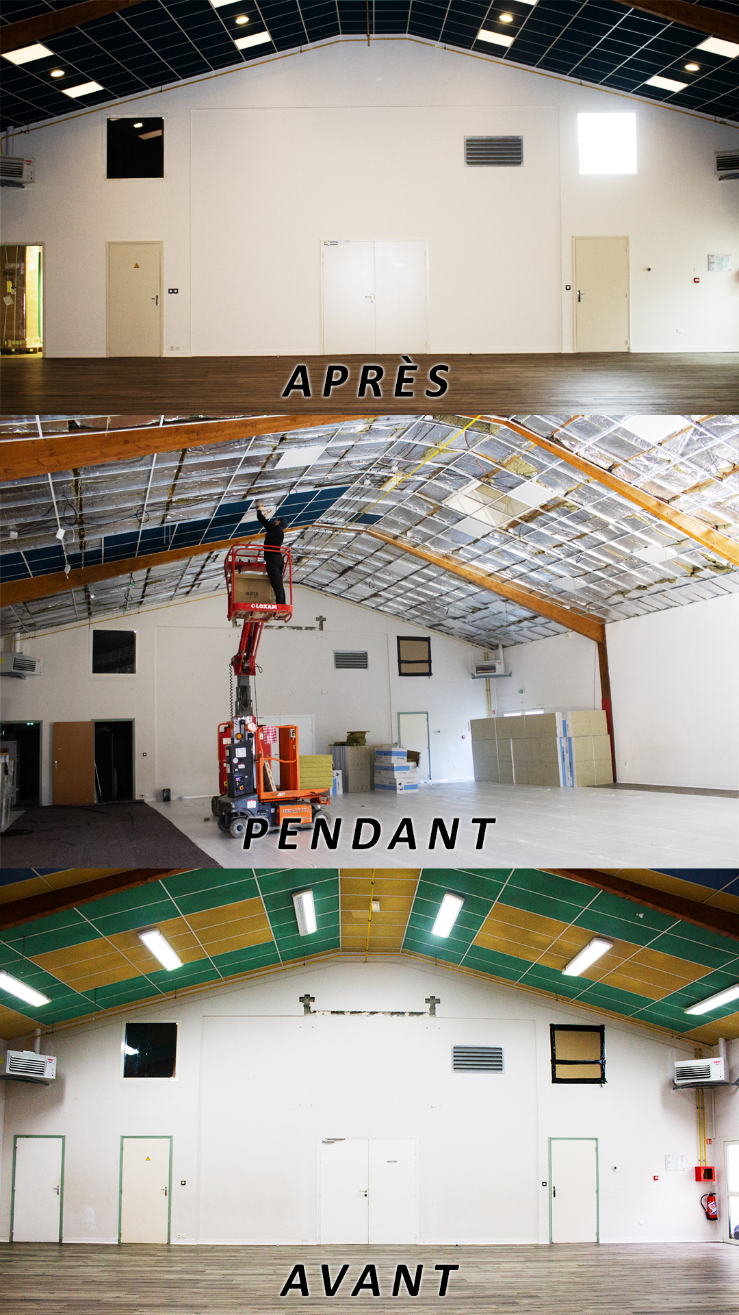 Rénovation salle Eugène Coudre