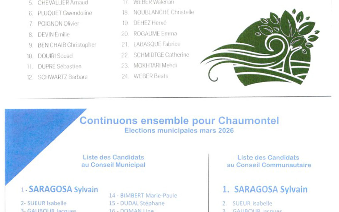 Elections Municipales 2026
