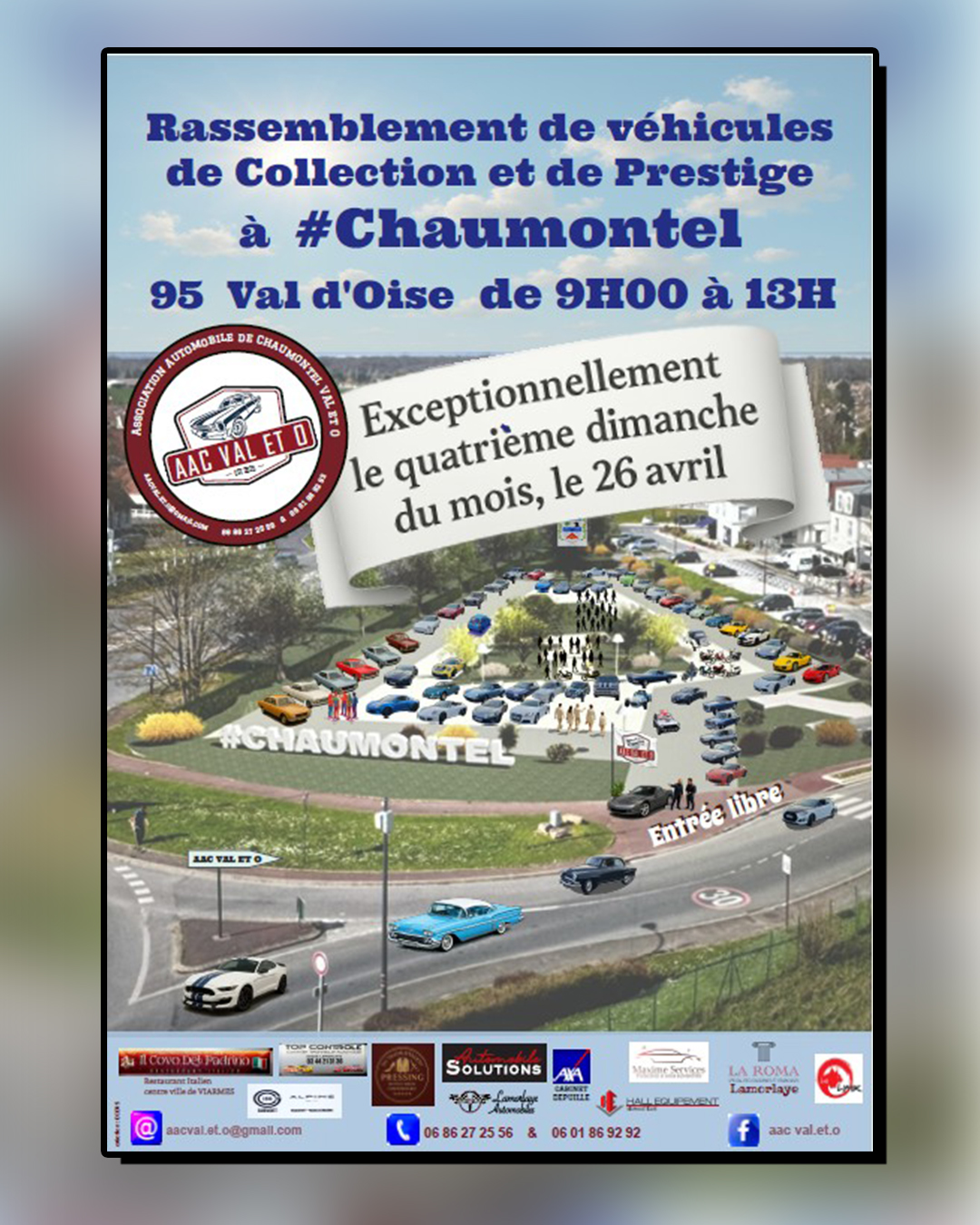 Val & O : Exposition de véhicules de collection et de prestige avril 2026