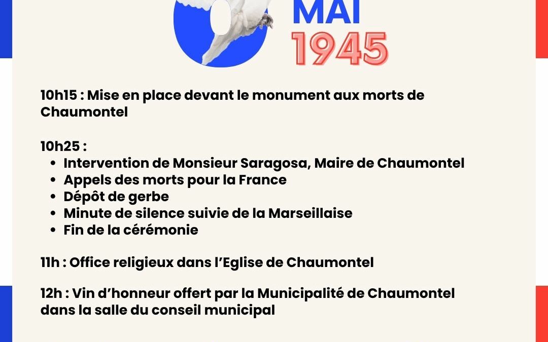 Commémoration du 8 mai 2026