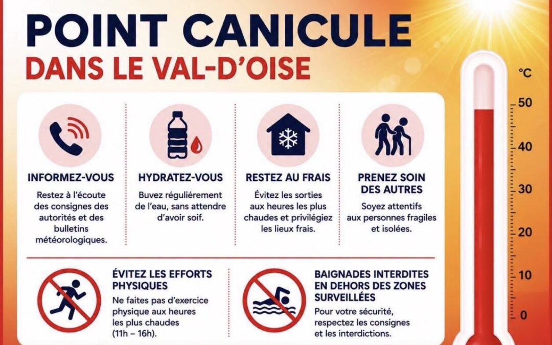 [ALERTE] VIGILANCE ROUGE 🔴CANICULE  