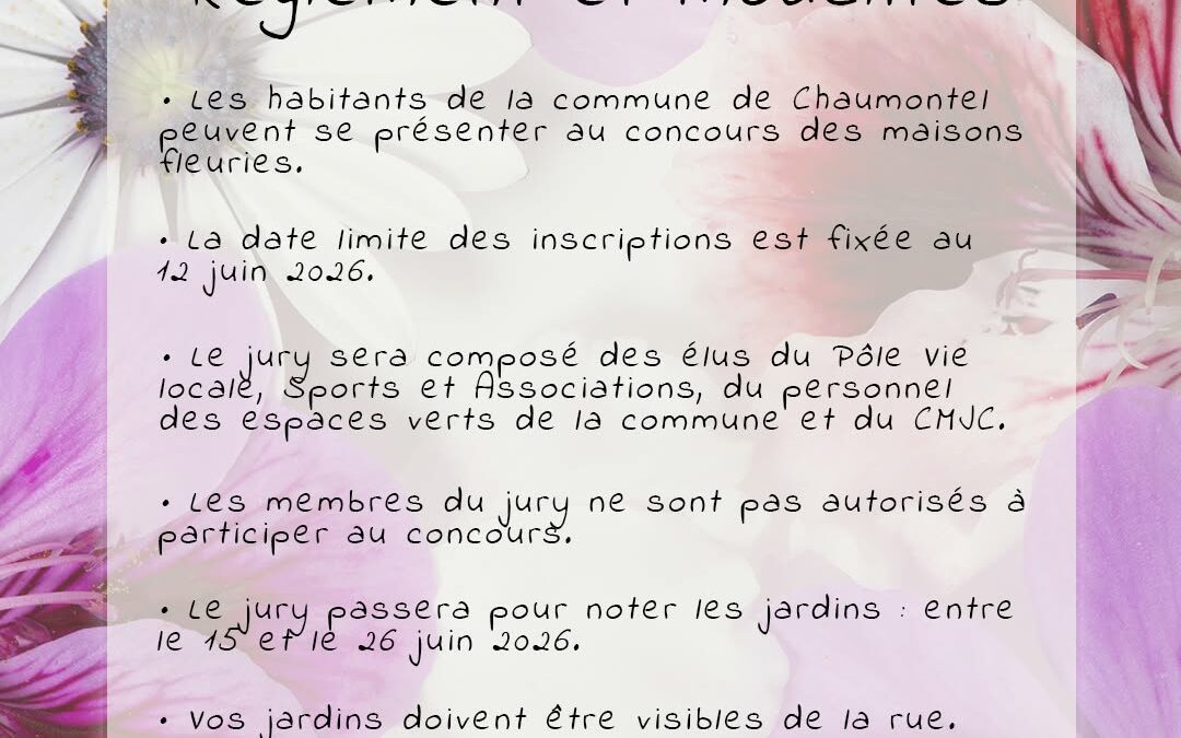 Concours des maisons fleuries