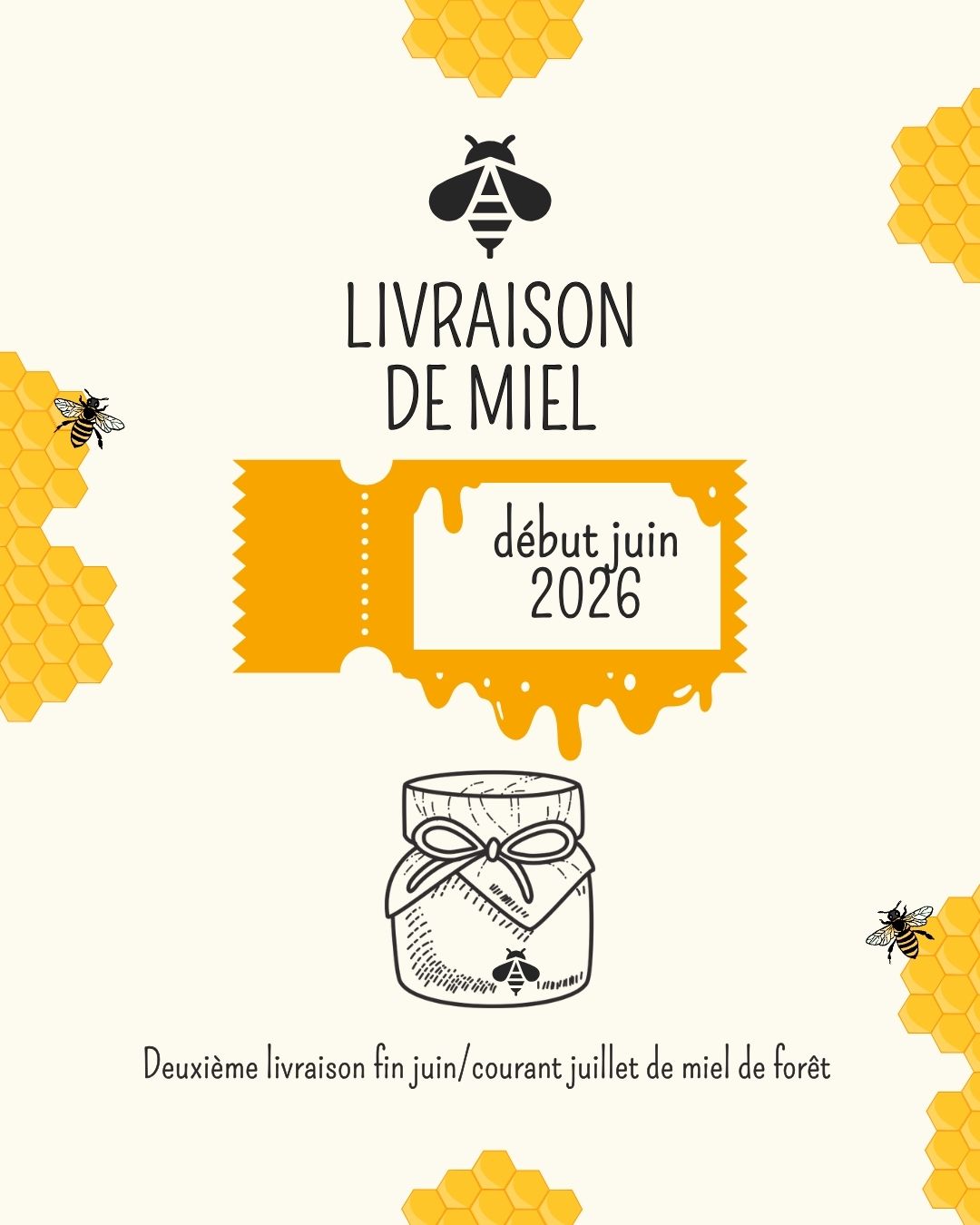 Livraison de miel