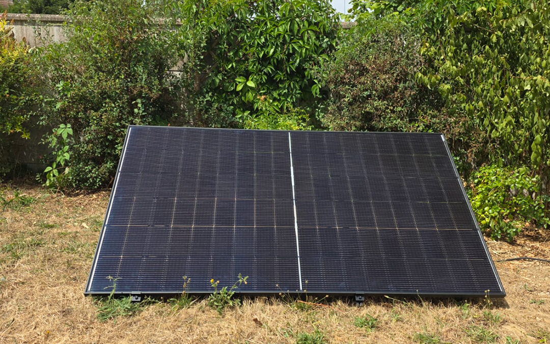 Installation de panneaux solaires dans la commune