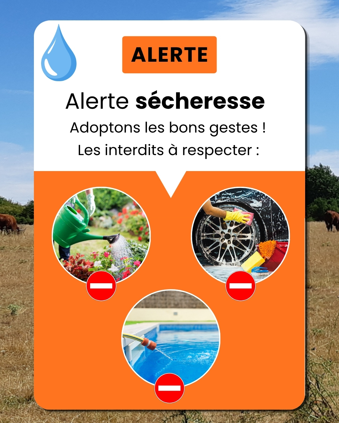 Alerte sécheresse