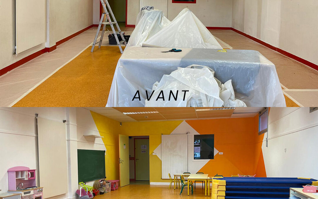 Rénovation de la 1re salle ALSH de l&rsquo;école primaire !