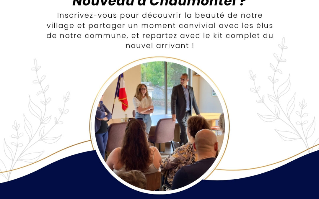 Accueil des nouveaux arrivants : J-7