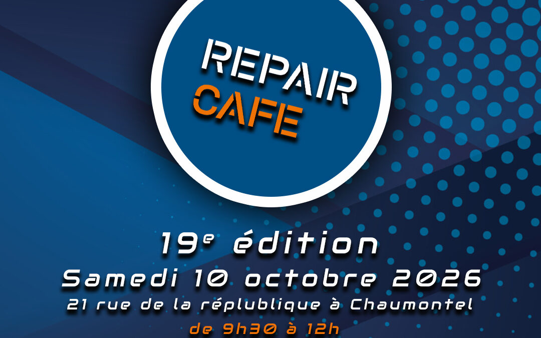 Repair Café – Samedi 10 octobre 2026 !